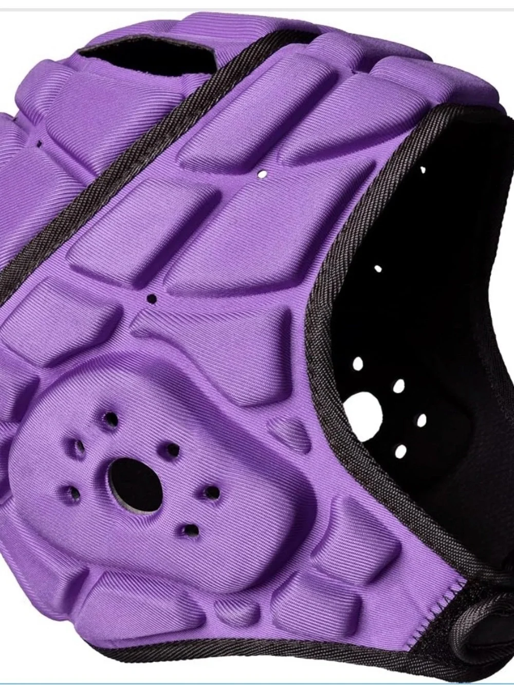 Purple Padded Kids Face Mask - Protective Sport Headgear . Small BB3